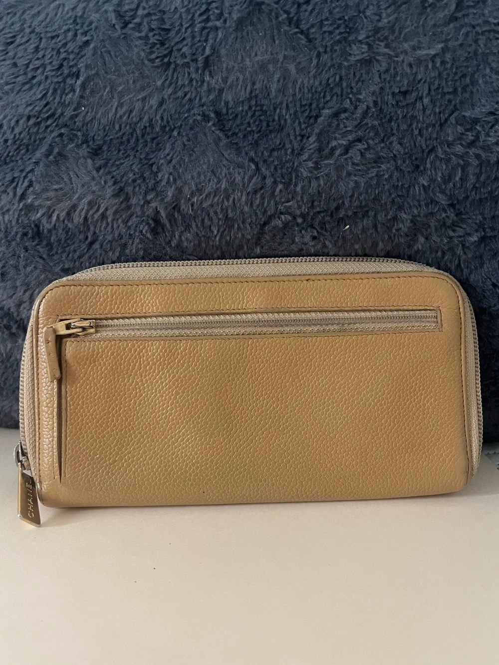 Chanel Caviar Timeless Cc Zippy Wallet